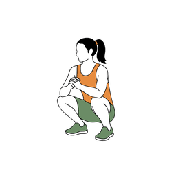 Asian Squat Hold