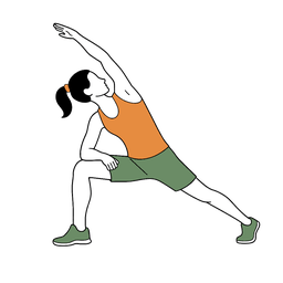 Lunge with One-Handed Side Stretch
