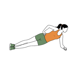 Illustration of a person doing Side Plank