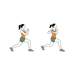 Walking Lunges with Twist