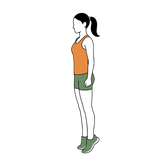 Illustration of a person doing Calf Raises