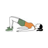 Illustration of a person doing Glute Bridges