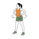 Illustration of a person doing Hip Circles