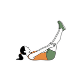 Illustration of a person doing Jack Knife