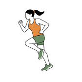 Illustration of a person doing Jog in Place