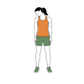 Illustration of a person doing Neck Rolls