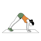 Illustration of a person doing Pike Push-Ups