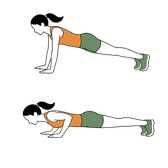 Illustration of a person doing Push-Ups