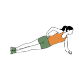 Illustration of a person doing Side Plank