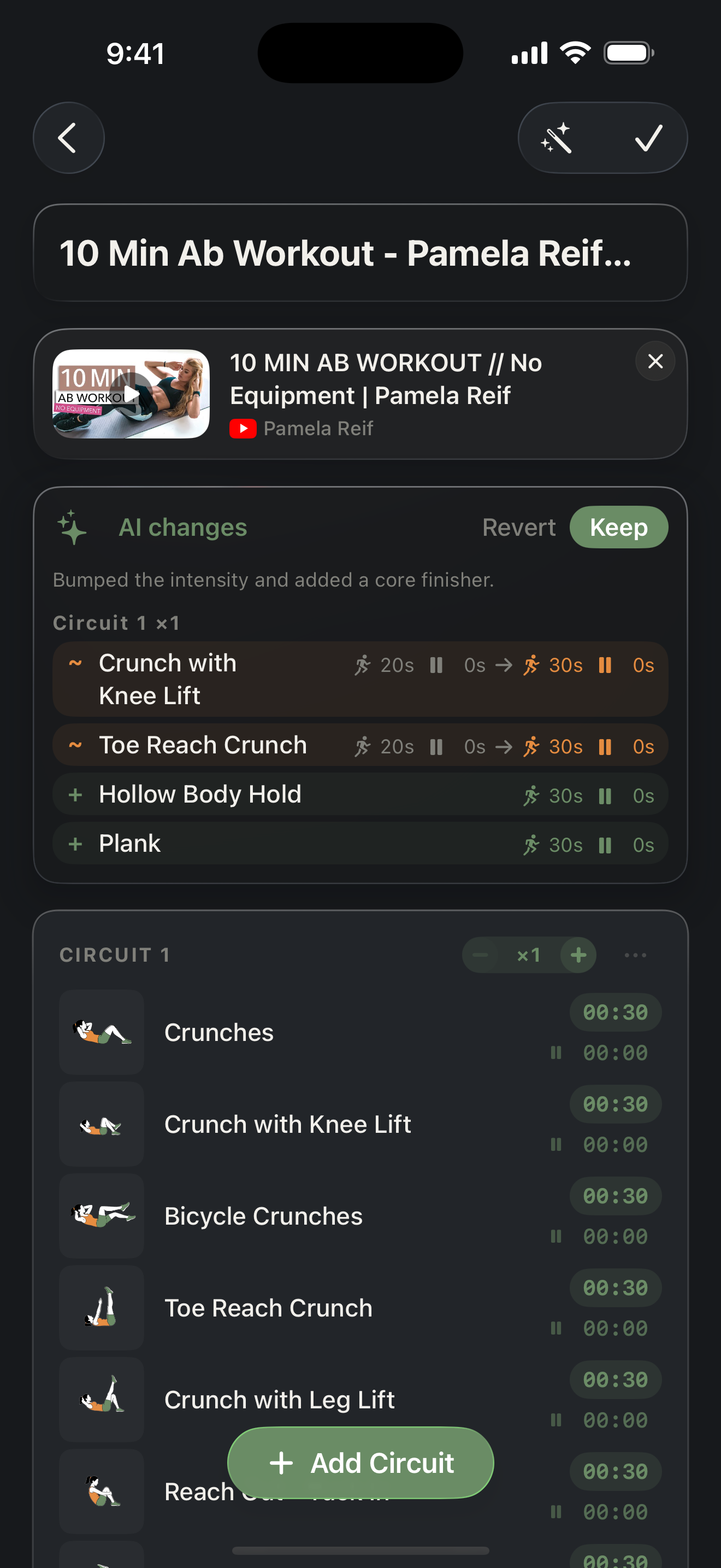 Zestimer iPhone screenshot — Builder